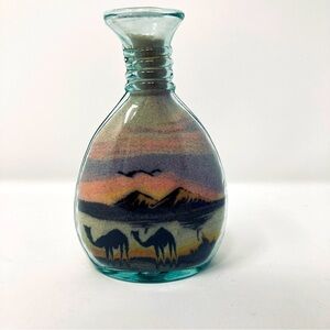 Art sand in a bottle